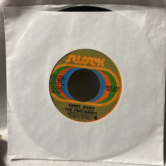 PRESIDENTS-NORTHERN SOUL 45 SWEET MAGIC/TRIANGLE OF LOVE VG++ ULTRASONIC CLEAN! - Picture 5 of 5